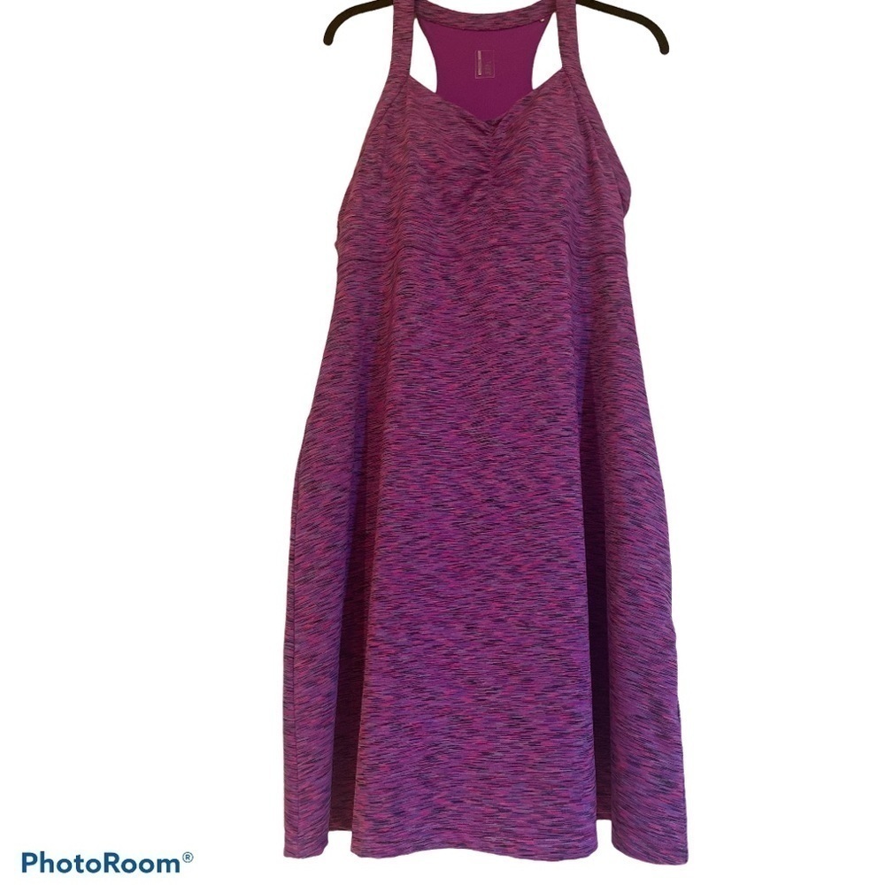 Mondetta racer back athletic midi dress Sz L